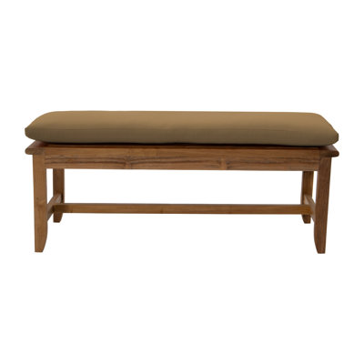 Jamshida Solid Wood Teak Outdoor Bench