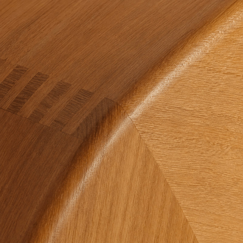 Miroir d'appoint en bois massif, 48 po x 24 po, Noyer chaud
