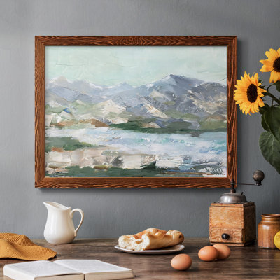 «Pastel Mountain View I», reproduction d'art sur toile