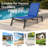 Wolak Outdoor Aluminum Foldable Chaise Lounge Set With Adaptable Backrest (Single Chair)-1602953152