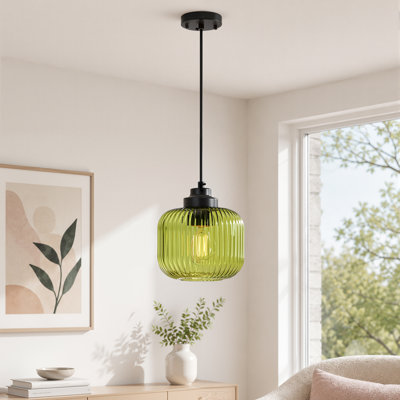 1-Light Glass Pendant