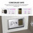 Digiorgio Nightstand With Safe Box And Led Lights And Wireless Charge And Bluetooth Speaker-1477088609