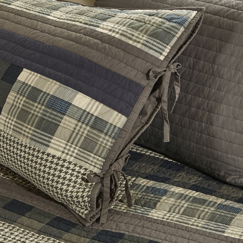 Winter Plains 5-Piece Reversible Cotton Daybed Cover Set in Tan and Brown
