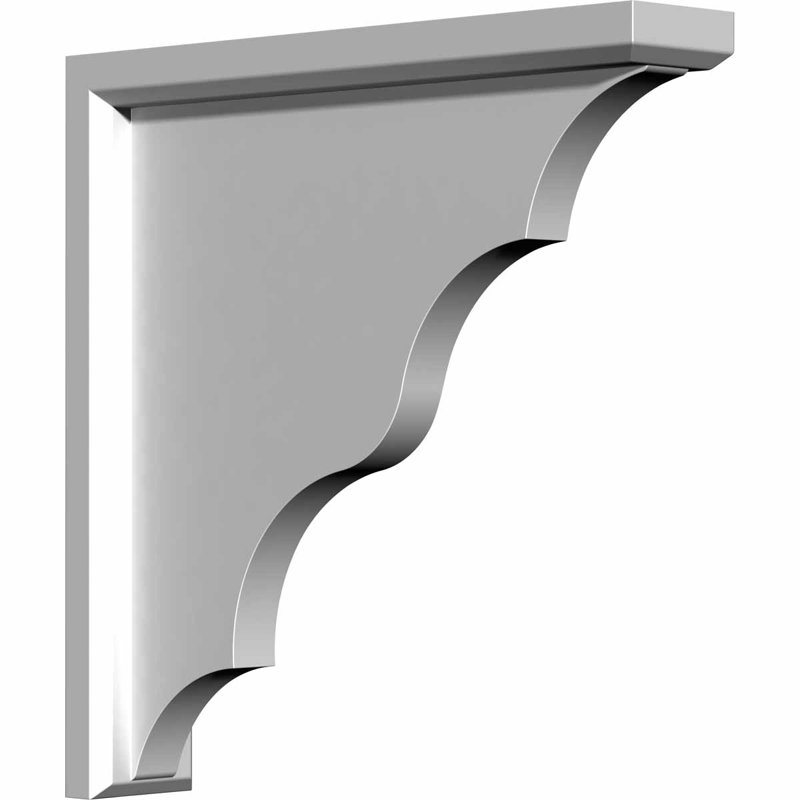 Support traditionnel Endurathane, l 3 1/2 po x P 15 po x H 19 po, apprêté en usine (paquet de 6)