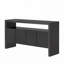 Console de rangement en bois 60 po avec 4 portes-1056024511