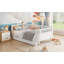 Lit plateforme simple en bois pour enfants avec rangement, rails de sécurité et conception polyvalente, parfait pour les garçons et les filles-1591662777-1591662779
