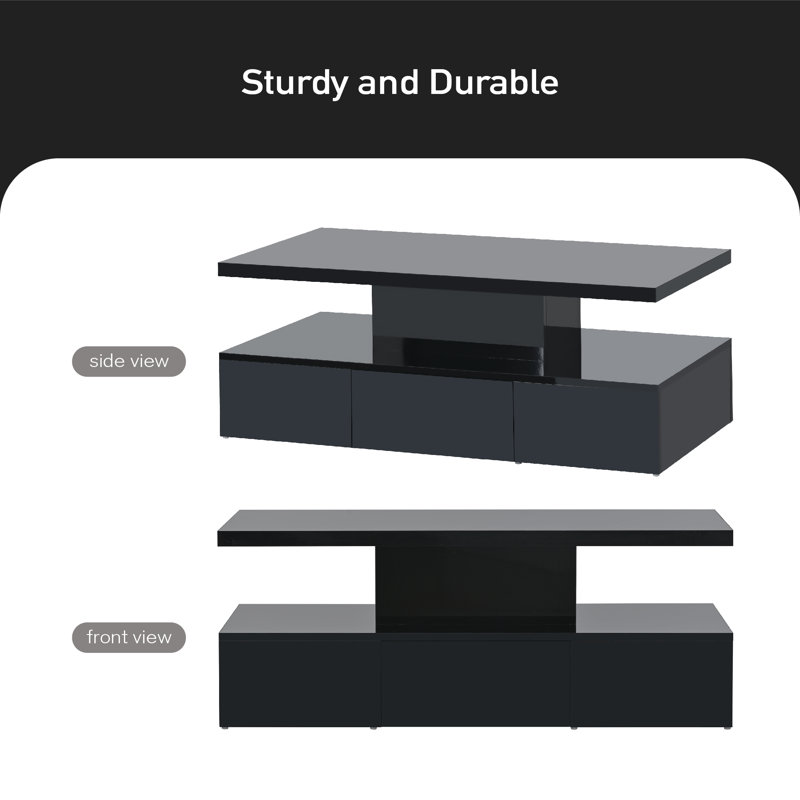 Chawanna Coffee Table, Black