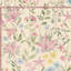 Tapis lavable floral vert ivoire et rose 9 pi x 12 pi