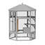 Enceinte de chat intérieure en bois Catio, enceinte intérieure Catio avec fenêtre d'accès-427881750