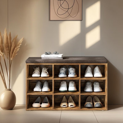 Banc de rangement pour chaussures