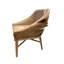 Natural Springbok Hide And Leather Chair