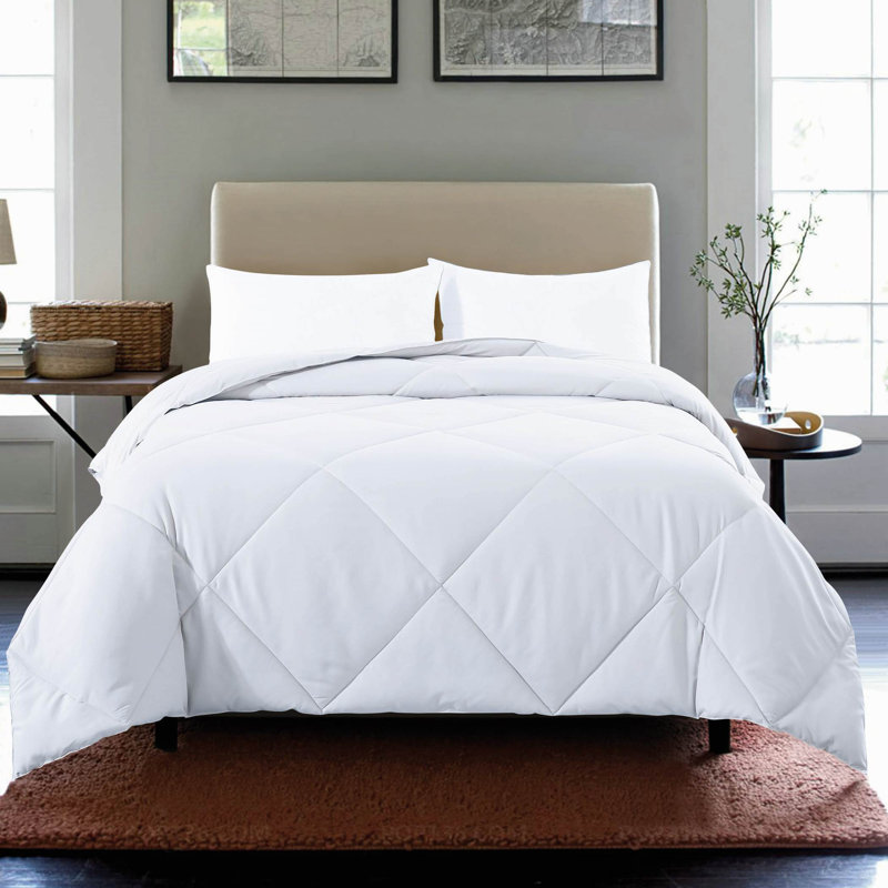 All Season Down Blend Down Comforter, Full/Queen, White