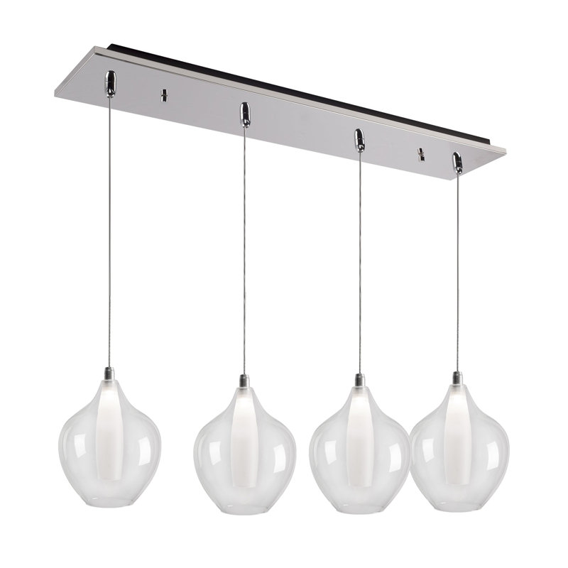 Victoria LED Pendant, 4 Lights, 11 W
