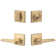 Basel Square Entry Lever With Deadbolt Combo