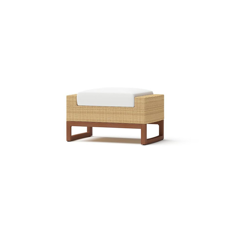 Milana Outdoor 8 - Piece Conversation Set, Centered Ink Stripe Sunbrella®