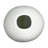 14" Decorative Handmade White Round Patterned Glass Vase
