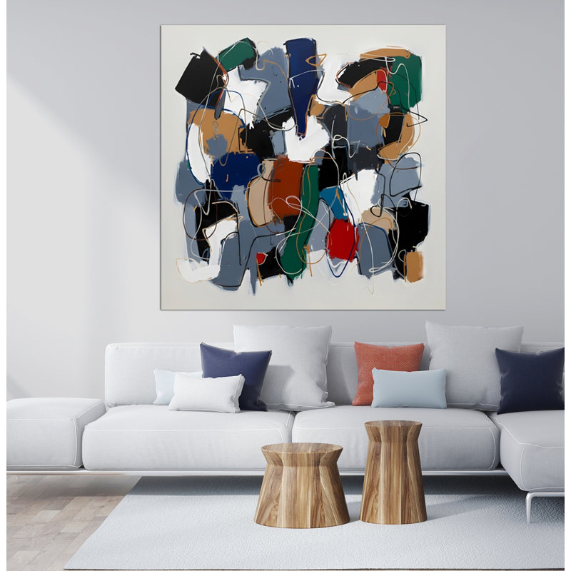 Neutral Currents, 54" H x 54" W