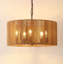 Alysandra 5 - Light Dimmable Drum Chandelier