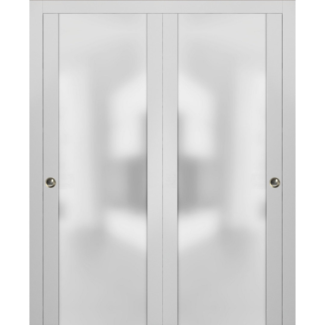 Planum Frosted Glass Sliding Closet Doors SARTODOORS