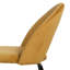 Dolly 47cm H Polyester Blend Upholstered Upholstered Back Side Chair in Black-81095485