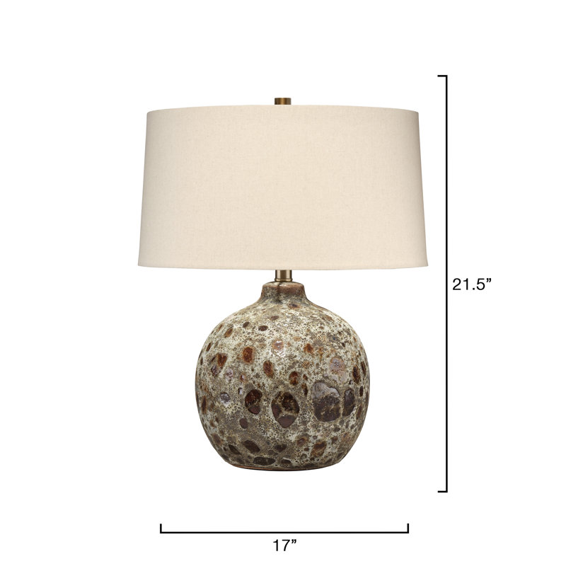Magma CeramicTable Lamp, Volcanic Brown