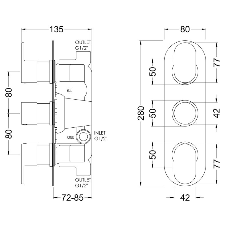 Binsey Thermostatic Valve