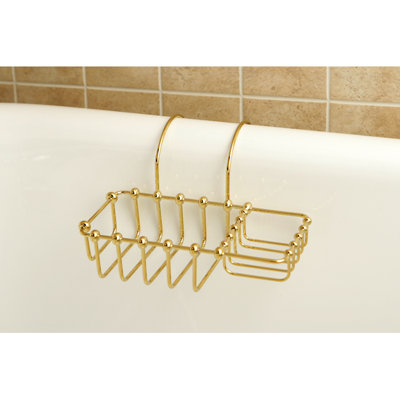 Kingston Brass Vintage 8-3/8 Inch Clawfoot Tub Hanging Soap and Sponge Holder