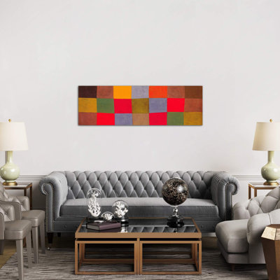 New Harmony by Paul Klee - Wrapped Canvas Panoramic Painting