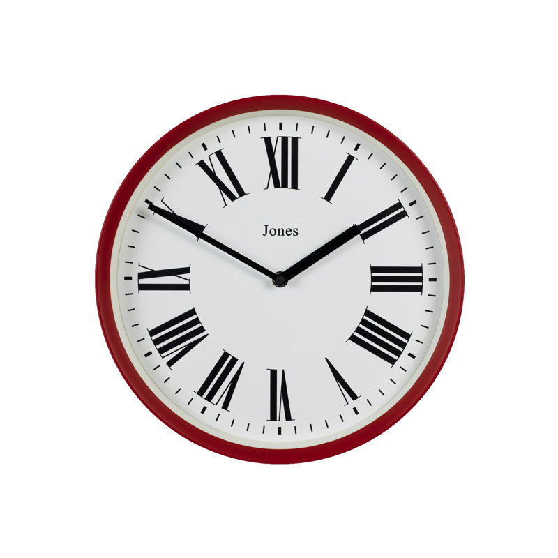 Heartbeat Acrylic Wall Clock, Red