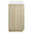 Render 36" Faux Travertine Bathroom Vanity With Sink In White