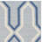 Rodgers Hand Woven Flat Weave Wool/Cotton Geometric Rug in Light Blue/Dark Blue-386753959