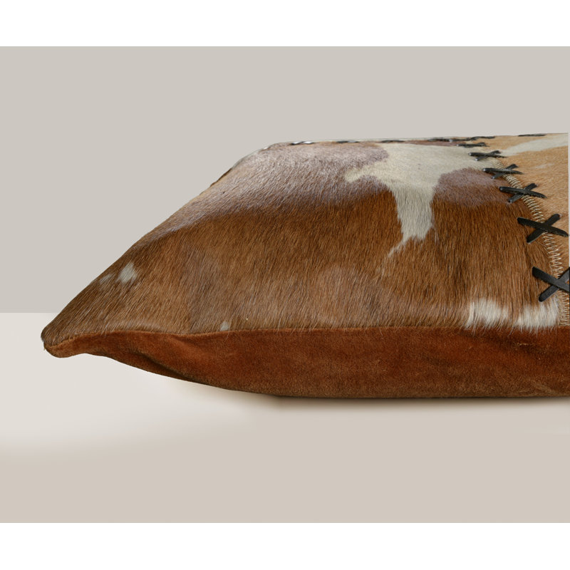 Coussin en cuir