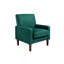 Amblewood Velvet Armchair with Footstool-1772942648