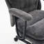 Chaise de bureau ergonomique en suède, dossier réglable, pour bureau à domicile-142158062