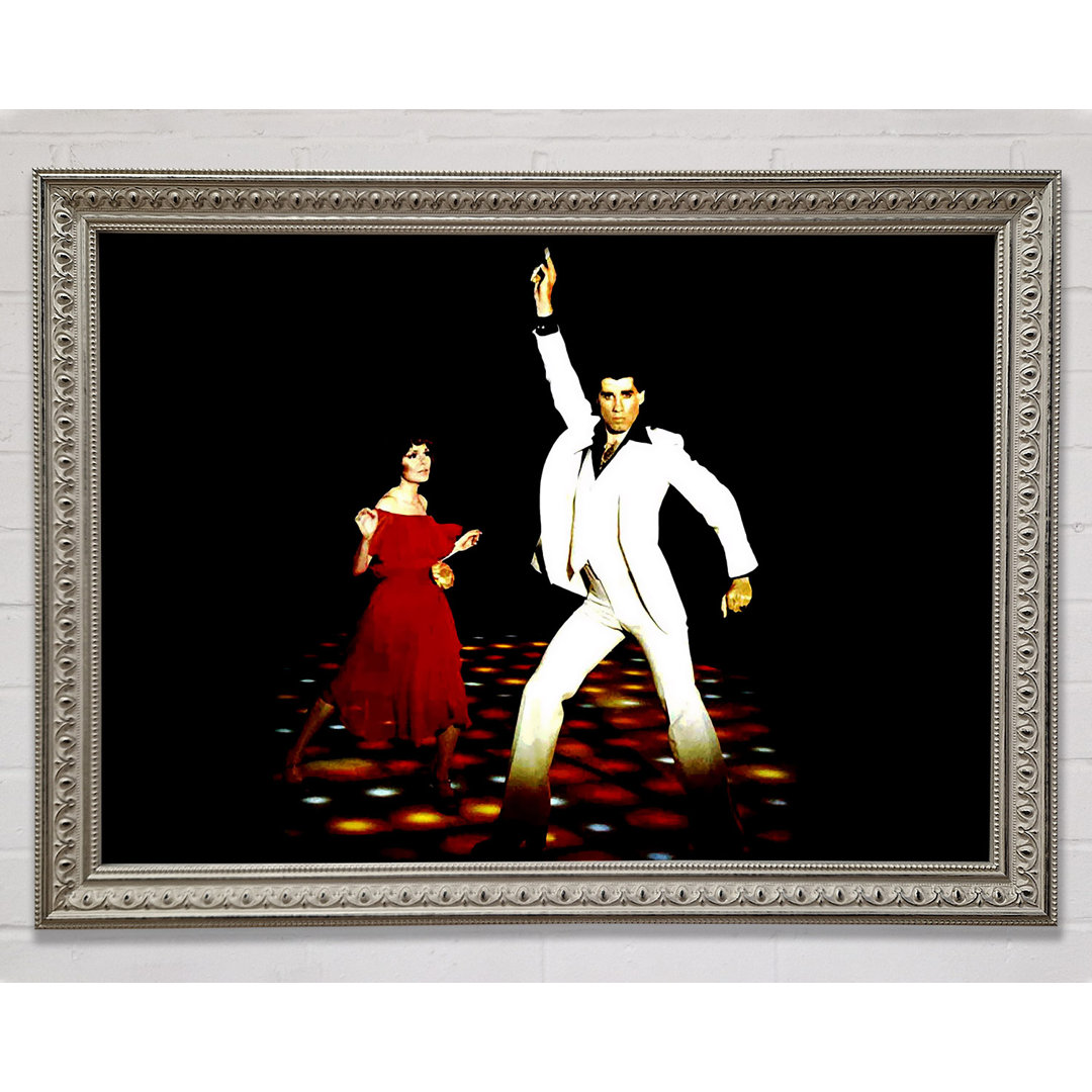 John Travolta Saturday Night Fever - Einzelner Bilderrahmen Kunstdrucke