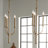3 - Light Steel Dimmable Chandelier-431669323