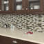 Color Wave 1" x 2" Glass Brick Joint Mosaic Field Tile in Winter Blues-1220127846