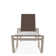 Holna Outdoor Rust-Resistant Metal Chaise Lounge