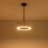HaloGlow 1-Light Fabric Shade Ring LED Pendant