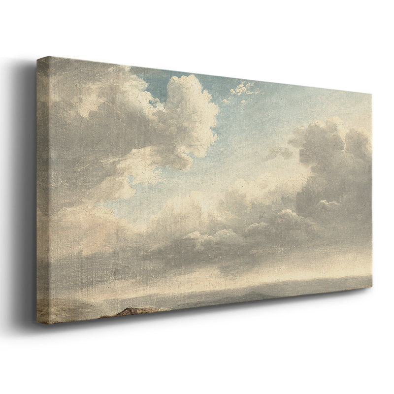 Série paysage - DCLxxxvii - Toile tendue avec châssis, prête à accrocher, H 21 po x l 41 po, Doré