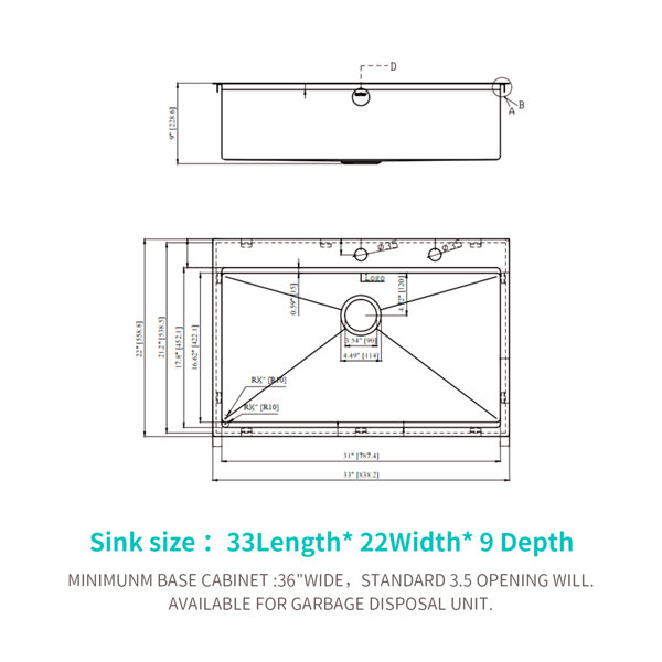 Dimensions du produit