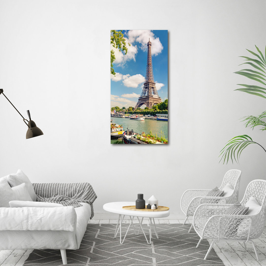 Eiffel Tower Paris - Wrapped Canvas Print