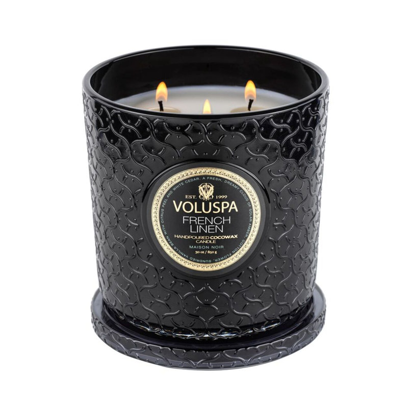 French Linen 30Oz Boxed Luxe Candle