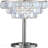 27.5"H Contemporary Crystal Shade Table Lamp