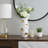 Decorative Ceramic Table Vase with Embossed Accents for Home Decor - Modern Tall Flower Vase for Living Room and Shelf Styling-89110018-92620568