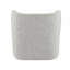 Fauteuil d'appoint en tweed gris
