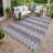 Machine Washable Indoor/Outdoor Chantille ACN2558 Geometric Rug-1911270880-1911270876
