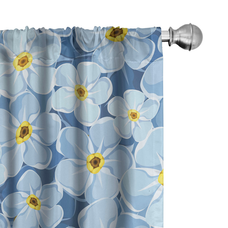 Semi Sheer Curtain Pair