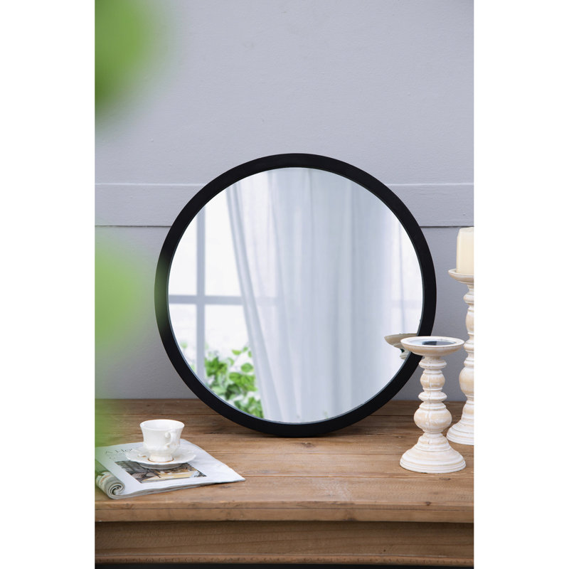 Miroir mural 20 po X, Noir