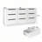 White 9 Drawer Dresser